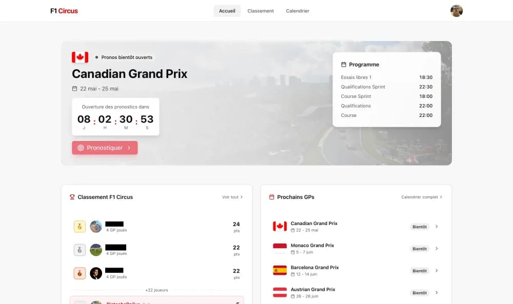 Pronostiquer sur la F1